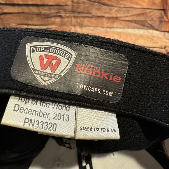 Texas Tech Red Raiders Hat Cap 6 1/2 - 6 5/8 Stretch One Fit 1923 Embroidered - Picture 7 of 8